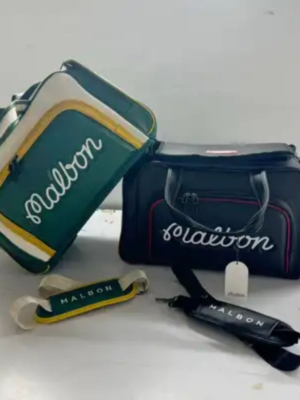 Malbon Golf Duffle Bag Travel Weekender Carry-On Shoulder Strap